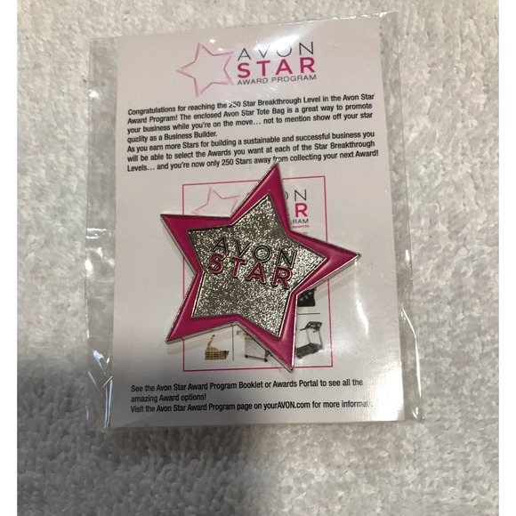 Avon  New Star  Award Program Pin - Picture 1 of 5